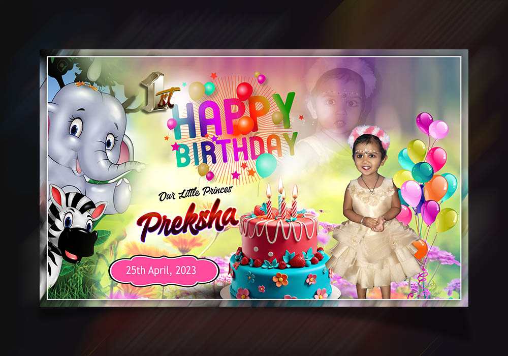 Birthday PSD Design for Social Post